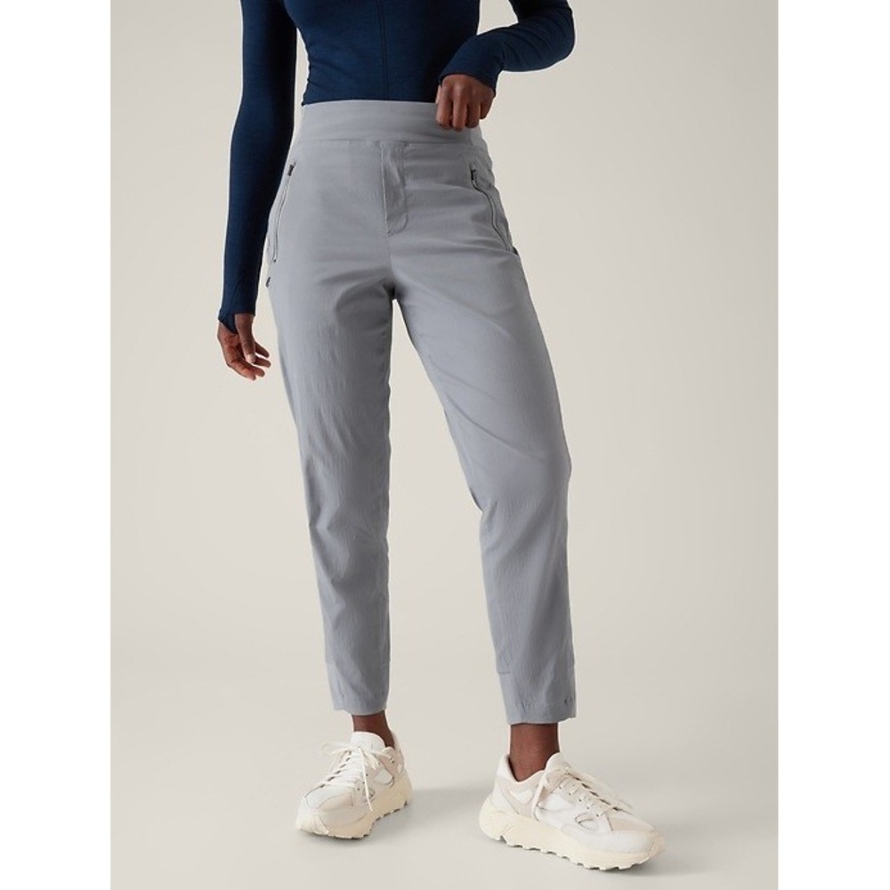 Athleta Trekkie North High Rise Jogger 10 Coastline Blue Hiking Utility Gorpcore